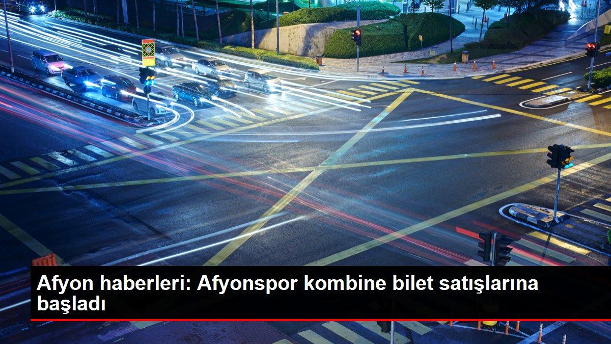 Afyon haberleri: Afyonspor kombine bilet satışlarına başladı