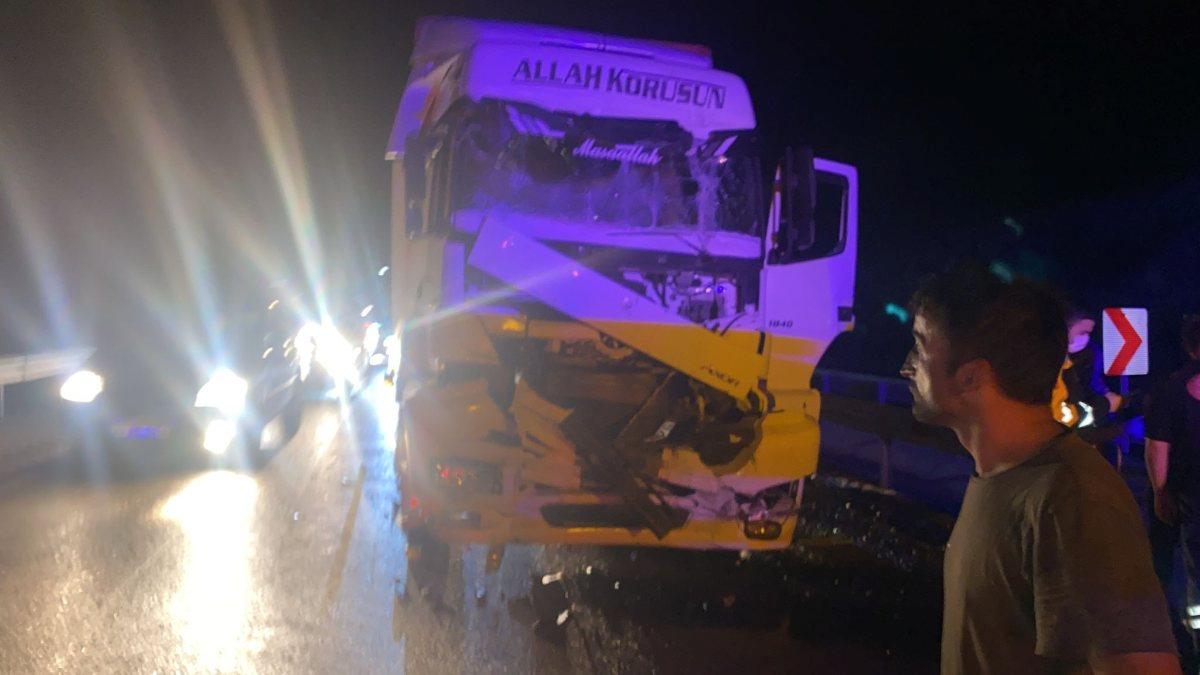 Kastamonu’da zincirleme trafik kazası: 1 yaralı