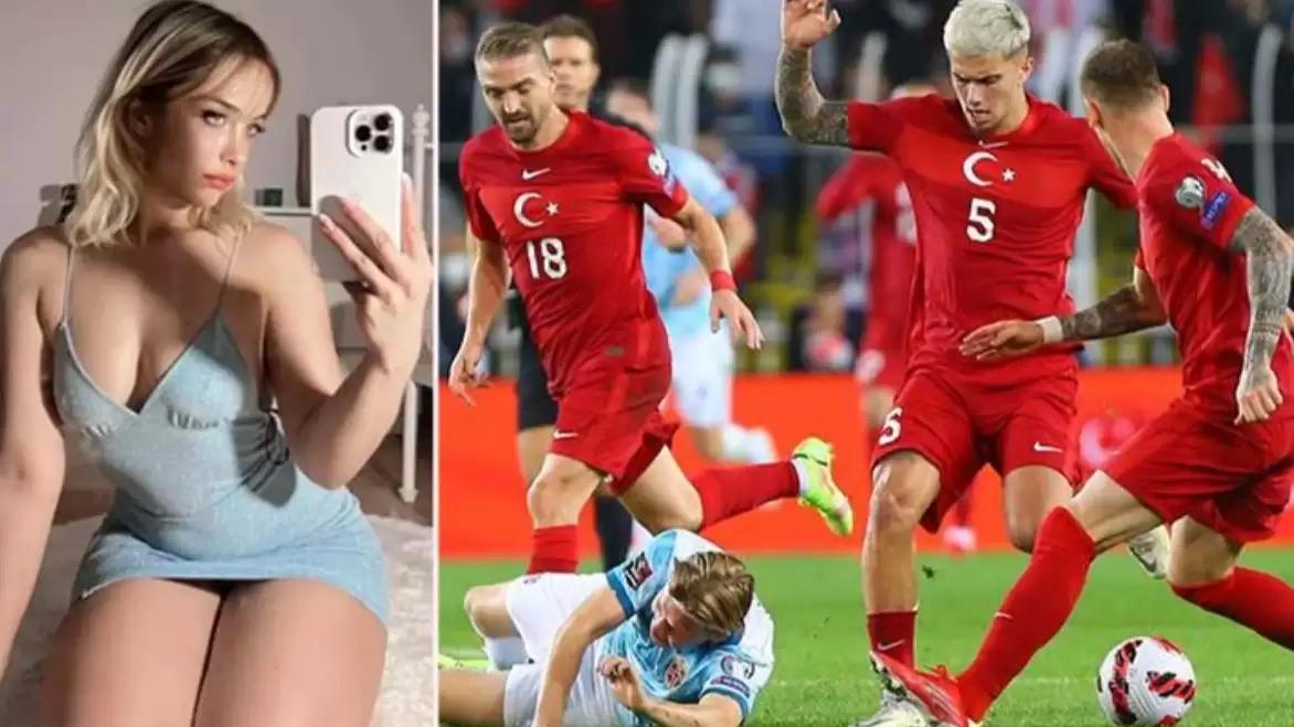 Onlyfans fenomeni Gizem Bağdaçiçek, milli futbolcunun attığı mesajı ifşaladı