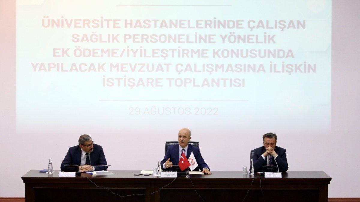 81 devlet üniversitesi rektörü, YÖK Lideri Özvar başkanlığında toplandı