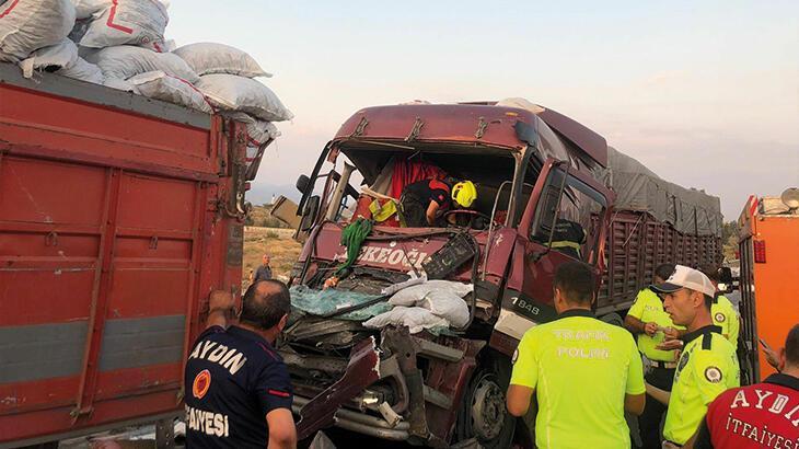 Aydın’da TIR, kamyonete arkadan çarptı: 1 ölü, 3 yaralı