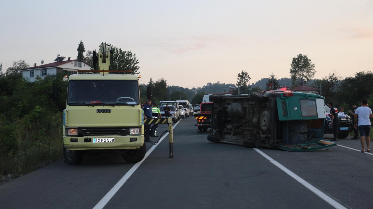 Ordu’daki kazada yaralananlardan 15’i taburcu edildi