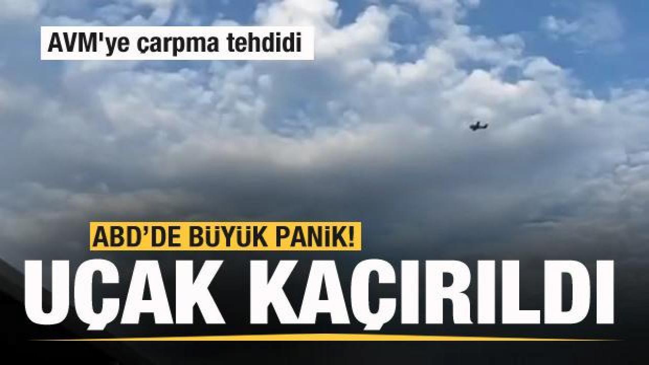 ABD’de büyük panik! Uçak kaçırıldı! AVM’ye çarpma tehdidi