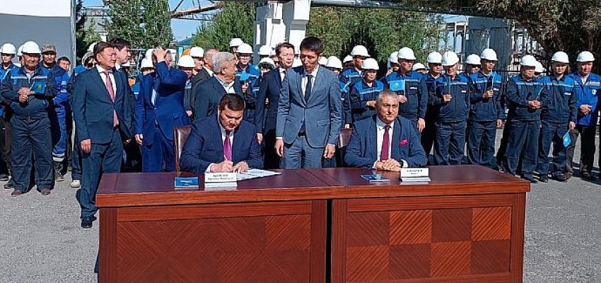 Aksa Enerji, Kazakistan’daki yeni yatırım için düzenlenen resmî törene katıldı