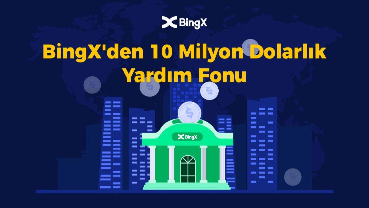 BingX’den 10 Milyon Dolarlık Yardım Fonu