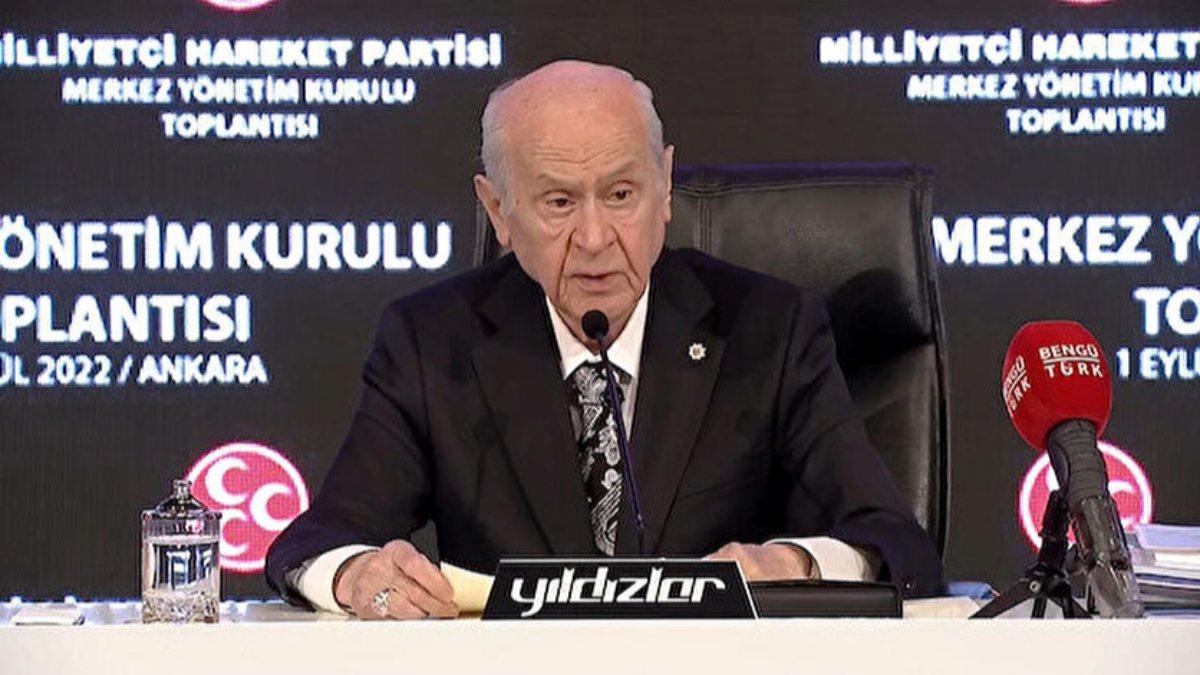 Devlet Bahçeli: Biz hazırız adayımız Recep Tayyip Erdoğan