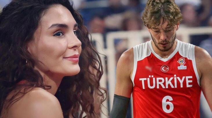 Ebru Şahin’den eşi Cedi Osman’a maç sonrası tebrik!