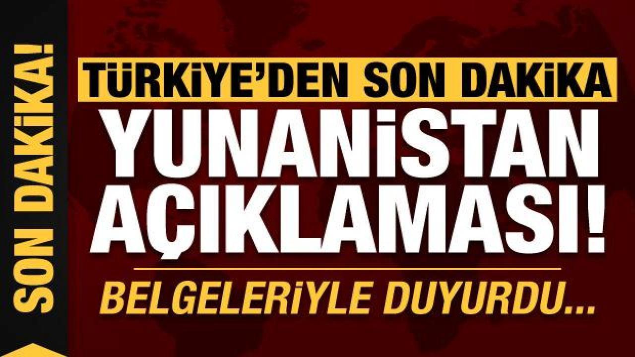 İçişleri’nden son dakika Yunanistan açıklaması: Belgeleriyle duyurdu!