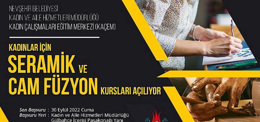 Kadınlar İçin Seramik ve Cam Füzyon Kursları Açılacak