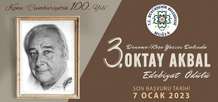 Oktay Akbal Edebiyat Ödülü başvuruları başladı