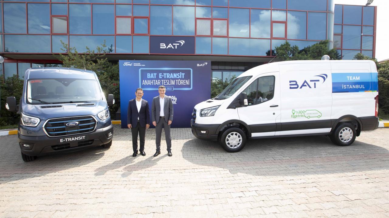 BAT, Türkiye filosunda Ford E-Transit’i kullanmaya başladı