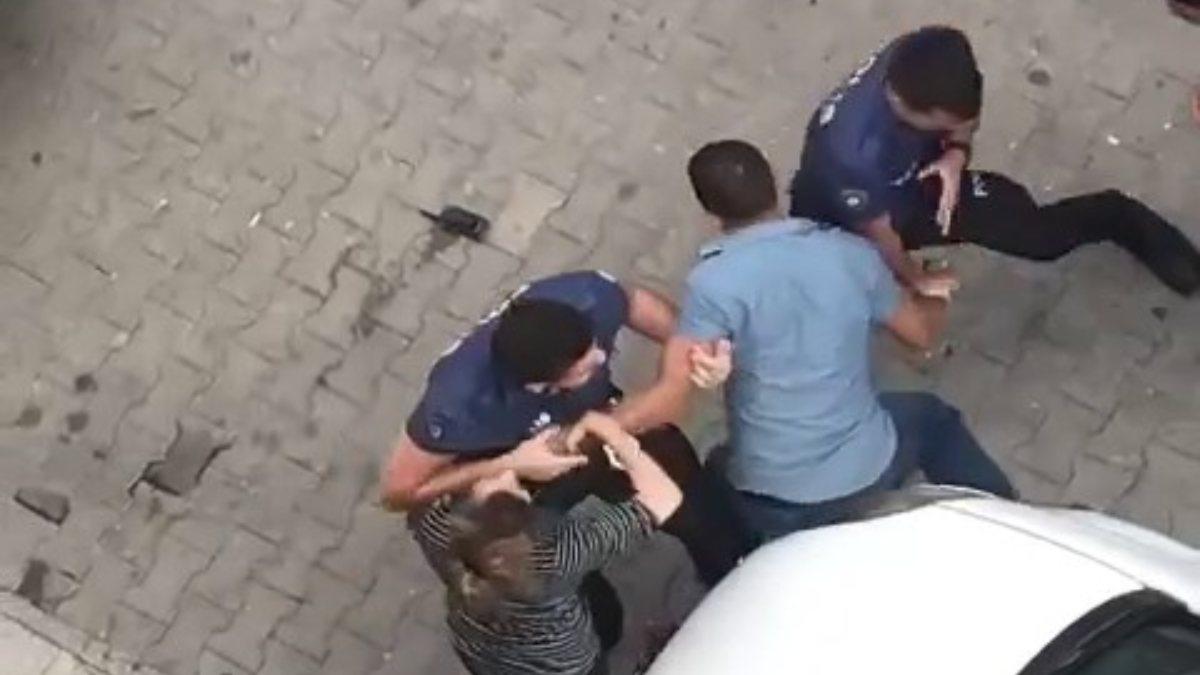 Esenyurt’ta konutu su sızdıran adam, komşusuna ve polislere saldırdı