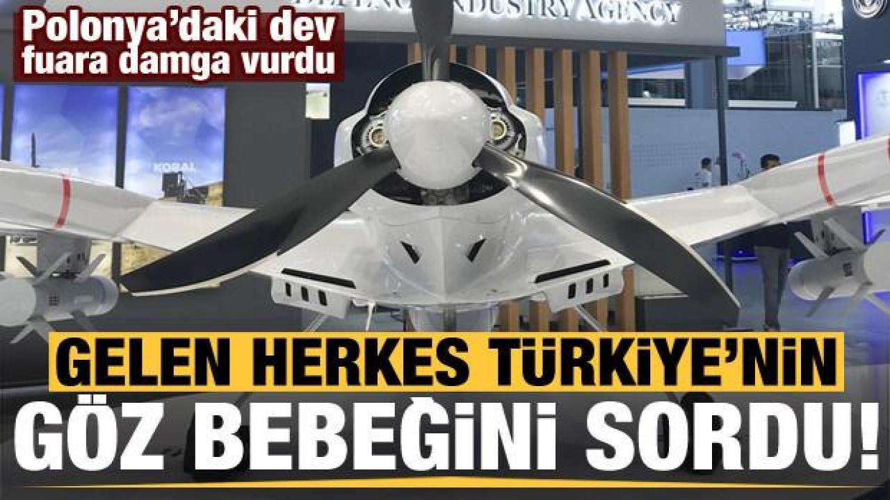 Polonya’daki dev fuarda giden gelen Türkiye’nin göz bebeğini inceledi!