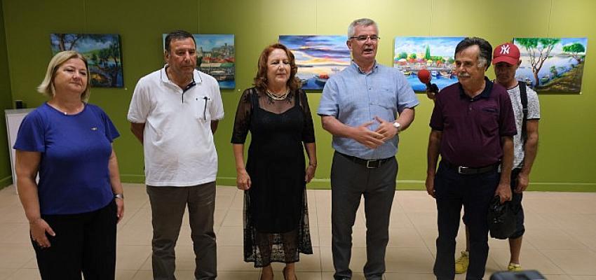 Ressam Mualla Demir’den Ayvalık Peyzajları Resim Sergisi