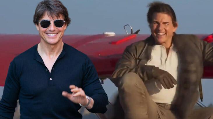 Tom Cruise ‘Görevimiz Tehlike’ için uçak kanadında!