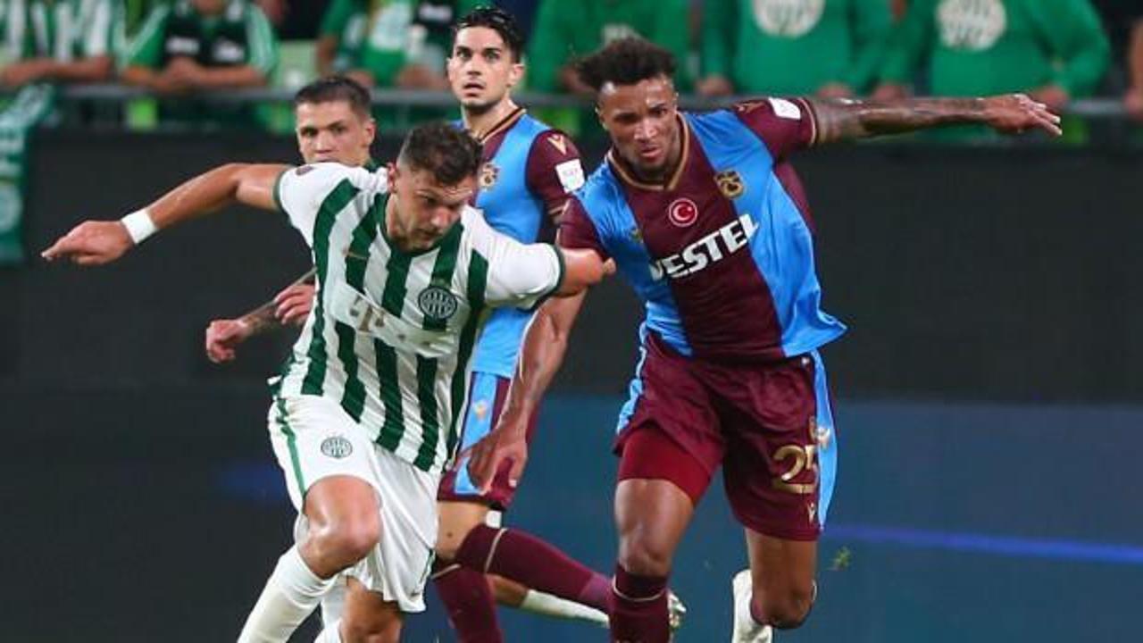 Trabzonspor Macaristan’da 3 golle yıkıldı